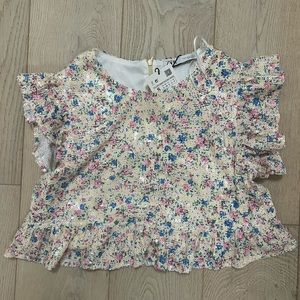 Brand new Zara sparkly top. Never worn, with tags. Size small